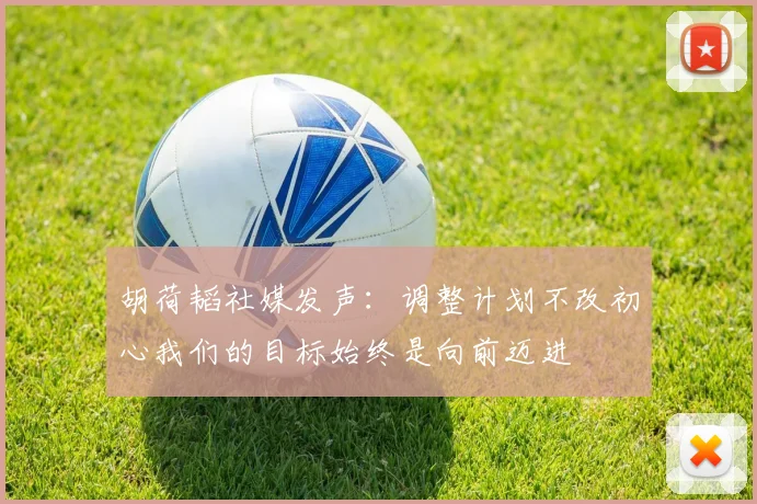 胡荷韬社媒发声：调整计划不改初心我们的目标始终是向前迈进